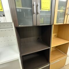 ジモティ来店特価!!　食器棚　ダークブラウン　　J-2501155
