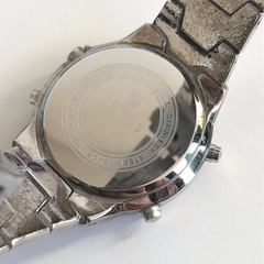 M【中古品】【現状品】JEMIS ジェミス seiko ブラック文字盤 メンズ 腕時計の画像