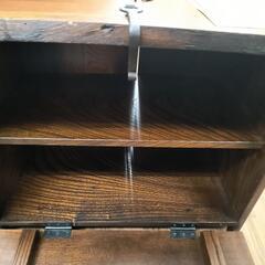 【ジャングルジャングル守口店】【ジモティー割あり】カントリー　収納ボックス　アンティーク　W50×D33×H43.5の画像