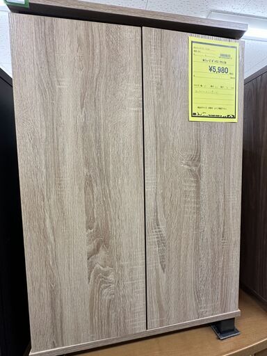 ジモティ来店特価!!　シューズボックス　ナチュラル　　J-2501159