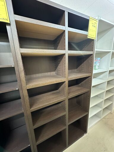 ジモティ来店特価!!　本棚　ダークブラウン　　J-2501160
