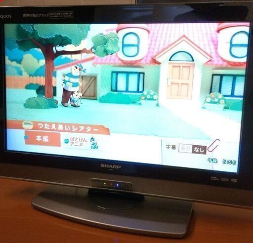 26型 テレビ　SHARP AQUOS 　液晶面キレイです　パソコンモニターとしても◎　即戦力です