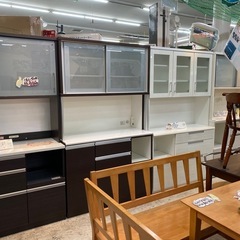 【愛品館 江戸川店 】2枚スライド扉 キッチンボード NITORI（ニトリ）の画像