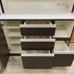 【愛品館 江戸川店 】2枚スライド扉 キッチンボード NITORI（ニトリ）の画像