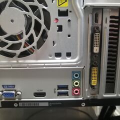 ★HPPavilion Core i7・ グラボGTX-750 ・メモリ16GB・HDD×2基搭載　ハイスペックゲーミングデスクトップPC　Windows11なので次世代に画像や映像保管に最適！！の画像