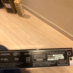 SONY ブルーレイDVDレコーダー4k対応の画像