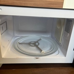 アイリスオーヤマ　電子レンジ　ブラックの画像