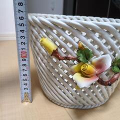 バッサーノ　バスケット　花瓶　ガーデニングの画像