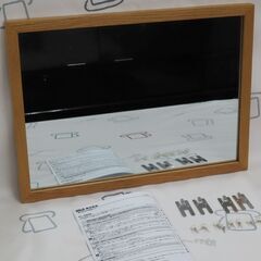 ♪無印良品 壁に付けられる 家具ミラー／家具棚／家具フック／ハンガー♪の画像