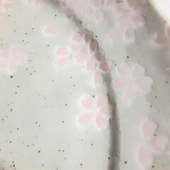 桜柄のお皿 １枚の画像