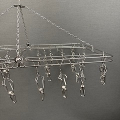 ステンレス　洗濯物干しの画像