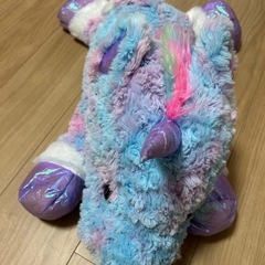 カラフル　ユニコーンのぬいぐるみの画像