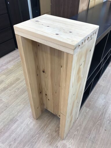 ★ジモティ割あり★  木製カウンター ナチュラル H100×W40×D29 クリーニング済み KJ7980