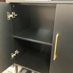 IKEA/イケア ありがたく キャビネット NA×ブラック アイアンフレーム【ユーズドユーズ名古屋天白店】J2426