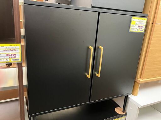 IKEA/イケア ありがたく キャビネット NA×ブラック アイアンフレーム【ユーズドユーズ名古屋天白店】J2426