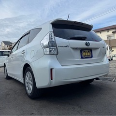 🉐値引き【支払い総額57万円】車検令和8年5月28日H25年式 プリウスaナビ TV ETC タイミングチェーンPW 調子良好 乗って帰れる！の画像