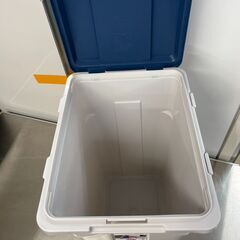 ゴミ箱　No.1054　ニトリ　ブルー/ホワイト　連結カラー分別ペール　45L　【リサイクルショップどりーむ荒田店】の画像