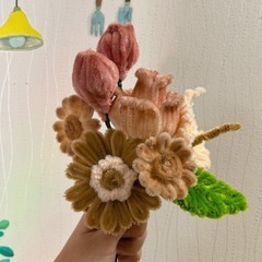 モールフラワー💐ブラウン
