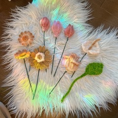 モールフラワー💐ブラウンの画像