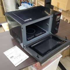 電子レンジ SHARP RE-TS171-B 2022年製 フラットテーブルの画像