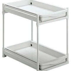 【お譲り先決定】2段収納ラックの画像