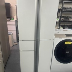 北九州市内配送無料　保証付き 三菱電機 MITSUBISHI ELECTRIC 冷蔵庫（405L・フレンチドア） ピュアホワイト MR-A41R-W