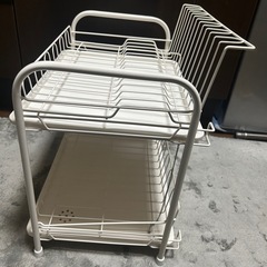 ニトリ　水切りラック　2段の画像