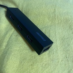 バッファロー BUFFALO USB ハブ USB2.0 バスパワー 4ポート ブラック BSH4U055U2BK【Nintendo Switch/Windows/Mac対応】の画像