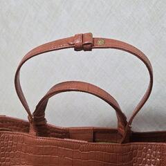 mononogu もののぐ バッグ トートバッグ ビジネスバッグ 通勤バッグ 本革 クロコ型押し A4 横入れ 軽量 肩がけ 2wayの画像