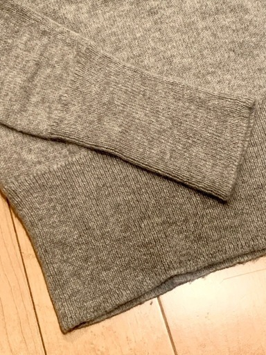 ? PRADA ニット アルパカ100% グレー プラダ セーター 46