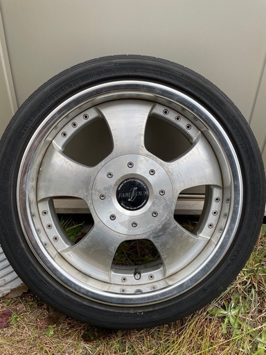 ★値下げファブレスFABULOUS★15インチホイル4本セット★ピッチマルチ4穴100-110★タイヤ165/50