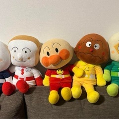 アンパンマン 50㎝ フレーベル館 抱き人形 ぬいぐるみ5体