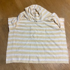 大型犬用　犬　バスローブ　マジックテープ　お風呂　シャンプー　タオル地　Lサイズの画像