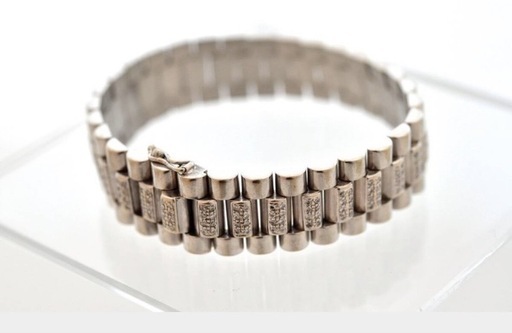 K18 ダイヤブレスレット メンズ