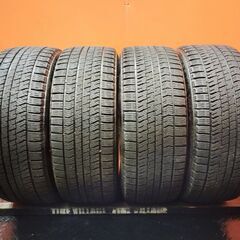 【BS BLIZZAK VRX2 245/45R19 98Q】スタッドレス【ユーロテック 19インチ 8J5HPCD112+43 】audi純正キャップ バリ溝 audi/A6等　(VTH112)の画像