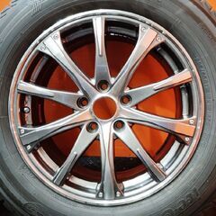 新品 バランス済【YK iG52C 225/65R17】スタッドレス【BLEST ブレスト 17インチ 7J5HPCD114.3+48】エクストレイル CX-5等　(VTH113)の画像