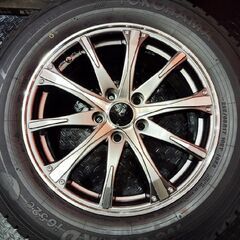 新品 バランス済【YK iG52C 225/65R17】スタッドレス【BLEST ブレスト 17インチ 7J5HPCD114.3+48】エクストレイル CX-5等　(VTH113)の画像
