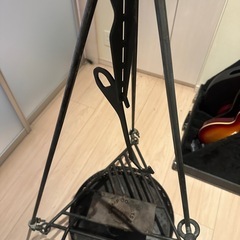 【激レア廃盤品 】キャンプオーパーツCAWPOOPARTSラウンドLOW焚き火台ファイヤートライポッドセットの画像