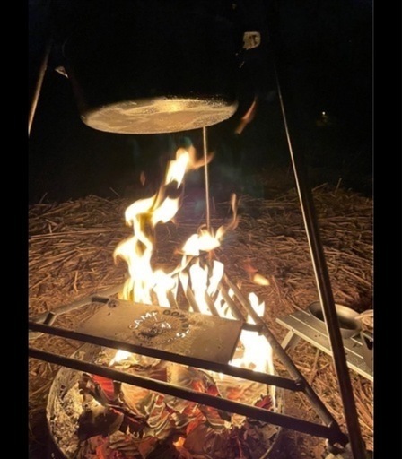 激レア廃盤品 】キャンプオーパーツCAWPOOPARTSラウンドLOW焚き火台