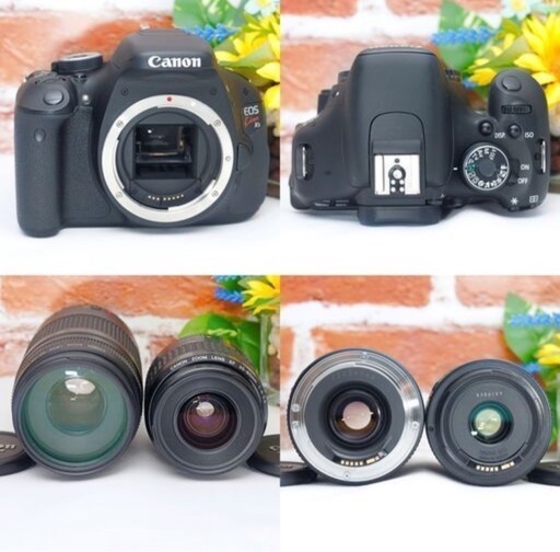すぐ使えます！！✨自撮りOK✨Canon Kiss X7i レンズセット 美品 すぐ使えます！！✨自撮りOK✨Canon Kiss X7i レンズセット 美品 すぐ