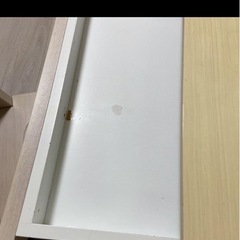 ホワイト家具 アンティーク調 机 椅子 セット オフホワイトの画像