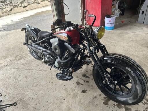 ハーレダビッドソン エボ fxstc ソフテイルカスタムワンオフシート