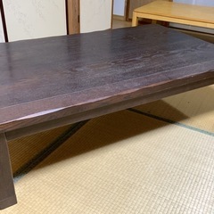 家具調こたつ　ブラウン　手元コントロール付コード