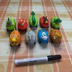 ポケモン　プルバックカー　水陸両用　9個セットの画像