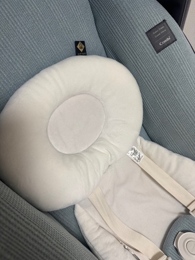 受付中止中　COMBI コンビ 電動ハイローチェア AUTO SWING ミンティーブルー