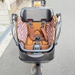 大阪府 ブリヂストン 電動アシスト自転車 チャイルドシート付き ベージュ