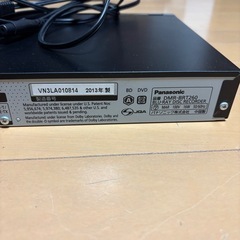 Panasonic ブルーレイレコーダー　DMR-BRT260の画像