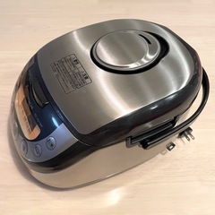 【美品】HITACHI RZ-XS10M 炊飯器　説明書付き　日立　シルバーの画像