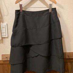 黒　ティアードスカート の画像