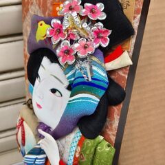 飾り羽子板 昭和レトロ 正月飾り お祝い 無病息災 厄除け 伝統工芸品 古美術の画像